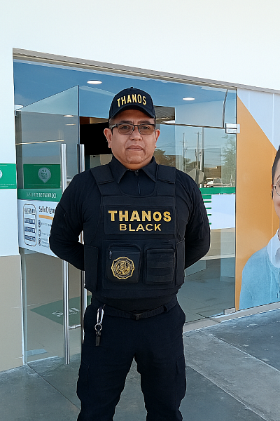 SEGURIDAD Y VIGILANCIA THANOS BLACK